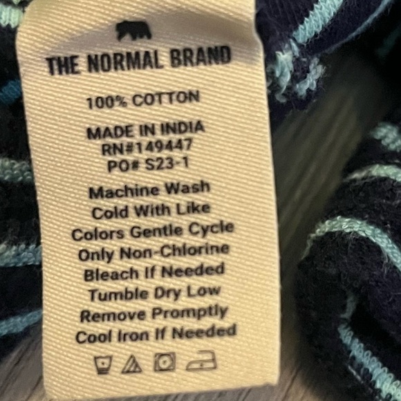 Normal Brand Terry Cotton Striped Polo - Picture 6 of 7